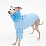 Luxe Fur Sweater in Sky Blue