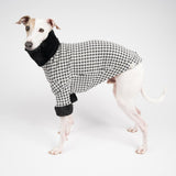 Luxe Fur Sweater in Gingham Check