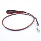 Tan Rolled Leather Lead